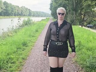 Banged Myself with My Sex tool by the Mittelland Canal