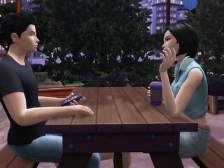 Vlogger Gets Drilled In The Park - sims 4 - CG Comics