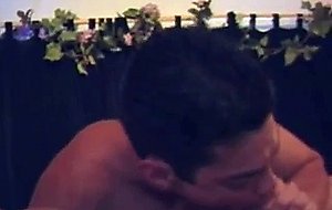 Ts pushes a male hole