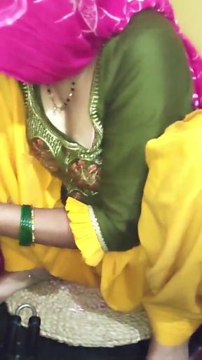 My desi maid stays at my house to work at night on festival, kitchen sex video, full romantic sex video   Clip 1