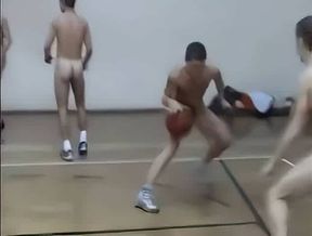 Naked Twinks Play Basketball