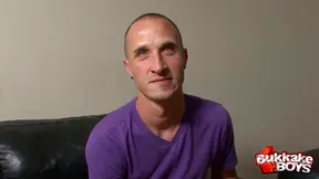 Fit, hot dudes fuck a guy and cum all over him during a gangbang