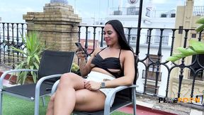 Tattooed hot girl goes hardcore with another content creator