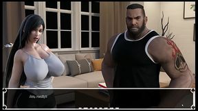 Tifa Dark Heaven [ CUCKOLD HENTAI GAME ] Ep.1 cuck had pics of her WIFE creampie by his boss BBC !