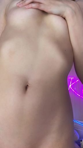 Do you like how my flat tummy moves when I breathe?