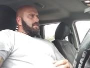 After gym public masturbation in the truck