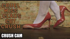 Cruel Miss Claus - HARSH CBT Trampling Shoejob Draining your Balls **CRUSH CAM** CHRISTMAS SPECIAL