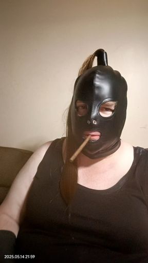 Smoking a slim Panatella cigar and dreaming about being taken to a sauna as Stephanie.