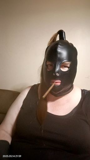 Smoking a slim Panatella cigar and dreaming about being taken to a sauna as Stephanie.