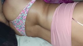 It's Too Risky to Cheat on the Filthy Stepfather Inside Her! but We Do It Every Day When We're Alone...