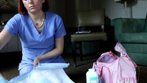 lizzy lamb nice nurse changes your messy diapers abdl