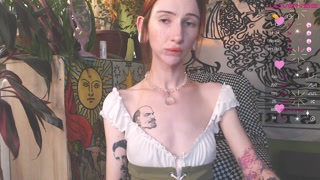 Cute tattooed soft girl ˗ˏˋ☬´ˎ˗ stream-tease