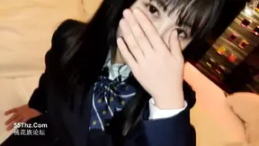 Sluttish teen Asian angel gets creampied after a hot blowjob and pussy pounding