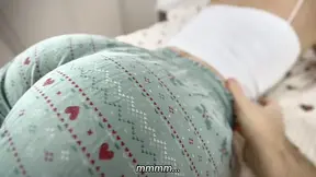 step brother plays with step sister and gives her a perfect massage!