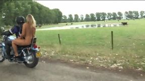 I am a nude motor-biker