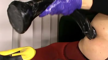 Enorme dildo anale nero da 50 Cm 2D