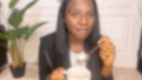 Cruel Giantess enjoys her ManEater Soup!