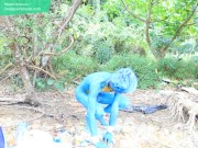 Pokemon Boy / Body Paint / 19 Years Old Extreme Fetish Cosplay #1