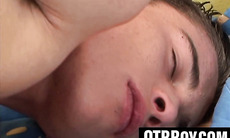 Small Latino twink jerks while fingering himself