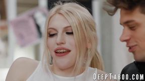 TS Izzy Wilde moans from deepthroat & anal fucking