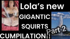 BRAND NEW, HUGE GIGANTIC SQUIRTS CUMPILATION!! Part 2