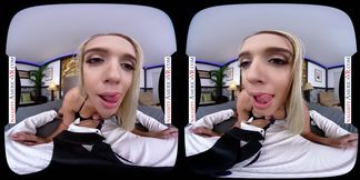 Hot Blonde Athena Palomino Fucks Her Friend's Husband In VR