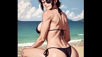 Hange Zo&euml_ le gusta tomar el sol con los sobacos peludos