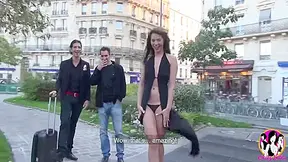 Mickael Cheritto And Manon Martin - Stunning Brunette Teen 18+ Gets Threesome In The Forest