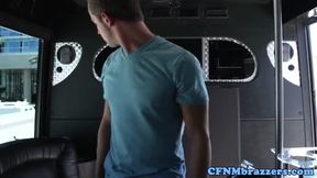 CFNM pornstars cumswapping fuck fest