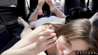 We were seen in the forest and we went to the car