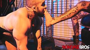 BondageBros: Ryan Sebastian Pushes Davin Strongs Limits With Teasing Tension And Command