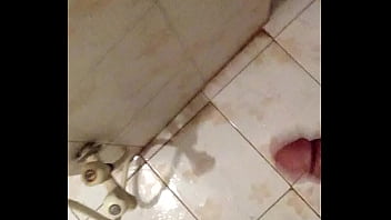 handjob in bathroom