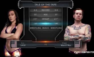 Sinn Sage Crushes Drake in Naked Wrestling, Ending in a Rough Fingering and Fucking Frenzy