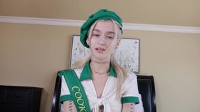 Petite Blonde Emma Rosie Rimming in POV