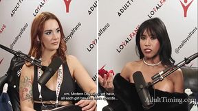 Superhot Asian Pornstar Ember Snow in Interview with Cory Chase, Romi Rain, Lexi Luna, Siri Dahl