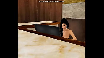 Sexy Hotel Receptionist Silvy is fucked by The Bonez