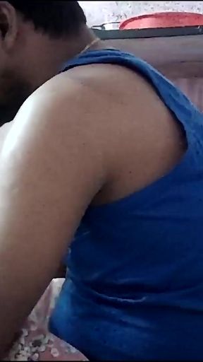 Unforgettable moment from &quot;Indian wife kissing on and boobs pressing&quot;