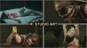 Agent Leya - Captured, Bound and Turned into an Obedient Slave Pet (HD 720p MP4)
