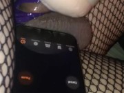 Sissy in chastity fleshlight 2 min tease