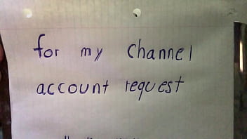 video for my channel account request