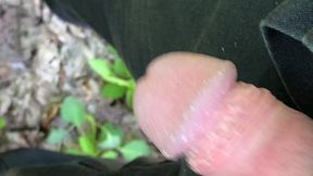 solobdsmman 23 -my smegma dick in the forest