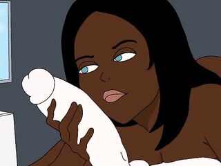 Black Nurse Screws Her White Patient Corpulent Shlong