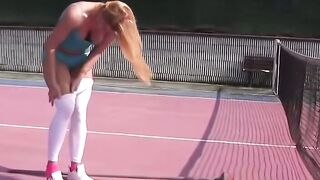 Chrissy Fox Serving Up a Triple Fault of Desire