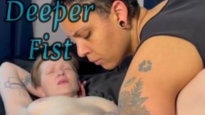 Dyke Deep Fisting Hairy Wet Pussy While They Play With Their Cunt. Intimate, Romantic, and Queer AF