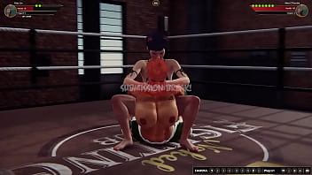 Xiao Lin VS Aine O&#039_Rackie (Naked Fighter 3D)