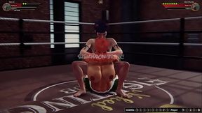 Xiao Lin VS Aine O'_Rackie (Naked Fighter 3D)