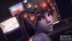 Widowmaker Riding You While Watching Mercy Porn (Close Up)