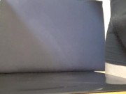 【暴発】気持ちよく初抜きのつもりが、包皮の中に指を入れほじくり中に思わずおもらし射精してしまう情けない変態早漏君。