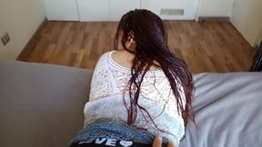 Bunny jumping on top of my penis