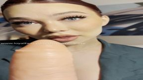 Uncut dildo solo